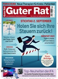 Titelbild der Ausgabe 9/2024 von Guter Rat. Diese Zeitschrift und viele weitere Wirtschaftsmagazine und Politikmagazine als Abo oder epaper bei United Kiosk online kaufen.