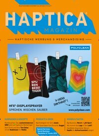 Titelbild der Ausgabe 6/2024 von Haptica Magazin. Diese Zeitschrift und viele weitere Businessmagazine als Abo oder epaper bei United Kiosk online kaufen.