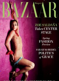 Titelbild der Ausgabe 1/2025 von Harpers Bazaar USA. Diese Zeitschrift und viele weitere Modemagazine und DIY-Magazine als Abo oder epaper bei United Kiosk online kaufen.