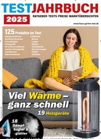 Titelbild der Ausgabe 1/2025 von Haus & Garten Test Testjahrbuch. Diese Zeitschrift und viele weitere Wirtschaftsmagazine und Politikmagazine als Abo oder epaper bei United Kiosk online kaufen.