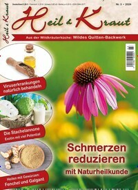 Titelbild der Ausgabe 3/2024 von Heil & Kraut. Diese Zeitschrift und viele weitere Elternzeitschriften und Tierzeitschriften als Abo oder epaper bei United Kiosk online kaufen.