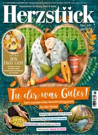 Titelbild der Ausgabe 6/2024 von Herzstück. Diese Zeitschrift und viele weitere Frauenzeitschriften als Abo oder epaper bei United Kiosk online kaufen.