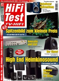 Titelbild der Ausgabe 5/2024 von Hifi Test TV Video. Diese Zeitschrift und viele weitere Audiomagazine, Filmmagazine und Fotozeitschriften als Abo oder epaper bei United Kiosk online kaufen.