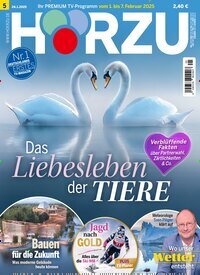 Titelbild der Ausgabe 5/2025 von HÖRZU. Diese Zeitschrift und viele weitere Programmzeitschriften als Abo oder epaper bei United Kiosk online kaufen.