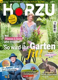 Titelbild der Ausgabe 12/2025 von HÖRZU. Diese Zeitschrift und viele weitere Programmzeitschriften als Abo oder epaper bei United Kiosk online kaufen.