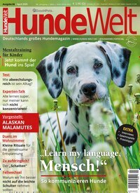 Titelbild der Ausgabe 4/2025 von Hundewelt. Diese Zeitschrift und viele weitere Elternzeitschriften und Tierzeitschriften als Abo oder epaper bei United Kiosk online kaufen.