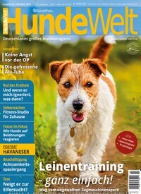 Titelbild der Ausgabe 10/2024 von Hundewelt. Diese Zeitschrift und viele weitere Elternzeitschriften und Tierzeitschriften als Abo oder epaper bei United Kiosk online kaufen.