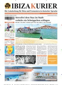 Titelbild der Ausgabe 124/2024 von Ibiza Kurier. Diese Zeitschrift und viele weitere Wirtschaftsmagazine und Politikmagazine als Abo oder epaper bei United Kiosk online kaufen.