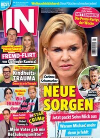 Titelbild der Ausgabe 25/2024 von IN - Leute, Lifestyle, Leben. Diese Zeitschrift und viele weitere Lifestylemagazine und Peoplemagazine als Abo oder epaper bei United Kiosk online kaufen.