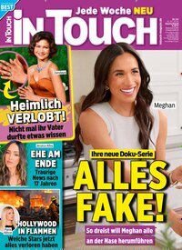 Titelbild der Ausgabe 4/2025 von In Touch. Diese Zeitschrift und viele weitere Lifestylemagazine und Peoplemagazine als Abo oder epaper bei United Kiosk online kaufen.