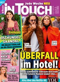 Titelbild der Ausgabe 6/2025 von In Touch. Diese Zeitschrift und viele weitere Lifestylemagazine und Peoplemagazine als Abo oder epaper bei United Kiosk online kaufen.