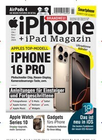 Titelbild der Ausgabe 3/2025 von iPhone & iPad Magazin. Diese Zeitschrift und viele weitere Audiomagazine, Filmmagazine und Fotozeitschriften als Abo oder epaper bei United Kiosk online kaufen.