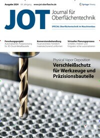 Titelbild der Ausgabe 15/2024 von JOT Journal für Oberflächentechnik Special. Diese Zeitschrift und viele weitere Industriemagazine und Handwerkmagazine als Abo oder epaper bei United Kiosk online kaufen.