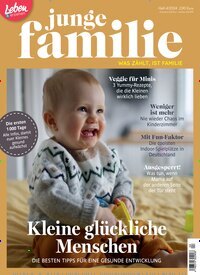 Titelbild der Ausgabe 4/2024 von junge familie. Diese Zeitschrift und viele weitere Elternzeitschriften und Tierzeitschriften als Abo oder epaper bei United Kiosk online kaufen.