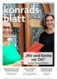 Titelbild der Ausgabe 29/2024 von Konradsblatt. Diese Zeitschrift und viele weitere Zeitungsabos als Abo oder epaper bei United Kiosk online kaufen.