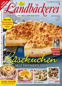 Titelbild der Ausgabe 2/2025 von Landbäckerei. Diese Zeitschrift und viele weitere Kochzeitschriften und Backzeitschriften als Abo oder epaper bei United Kiosk online kaufen.