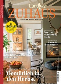 Titelbild der Ausgabe 4/2024 von Landlust Zuhaus. Diese Zeitschrift und viele weitere Gartenzeitschriften und Wohnzeitschriften als Abo oder epaper bei United Kiosk online kaufen.