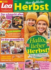 Titelbild der Ausgabe 1/2024 von Lea Saison. Diese Zeitschrift und viele weitere Frauenzeitschriften als Abo oder epaper bei United Kiosk online kaufen.