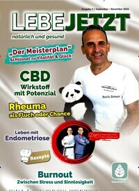 Titelbild der Ausgabe 3/2024 von Lebe Jetzt natürlich und gesund. Diese Zeitschrift und viele weitere Elternzeitschriften und Tierzeitschriften als Abo oder epaper bei United Kiosk online kaufen.