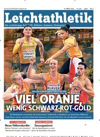 Titelbild der Ausgabe 5/2025 von Leichtathletik. Diese Zeitschrift und viele weitere Sportmagazine als Abo oder epaper bei United Kiosk online kaufen.