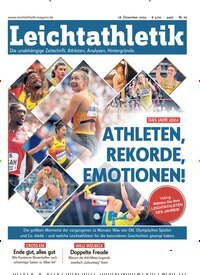 Titelbild der Ausgabe 26/2024 von Leichtathletik. Diese Zeitschrift und viele weitere Sportmagazine als Abo oder epaper bei United Kiosk online kaufen.