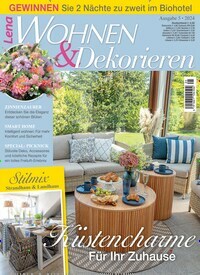 Titelbild der Ausgabe 5/2024 von Lena Wohnen & Dekorieren. Diese Zeitschrift und viele weitere Gartenzeitschriften und Wohnzeitschriften als Abo oder epaper bei United Kiosk online kaufen.