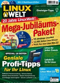 Titelbild der Ausgabe 6/2024 von LinuxWelt. Diese Zeitschrift und viele weitere Computerzeitschriften, Tabletmagazine und Smartphonemagazine als Abo oder epaper bei United Kiosk online kaufen.