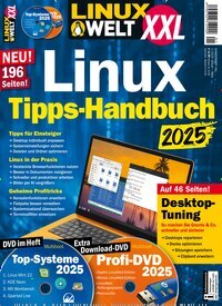 Titelbild der Ausgabe 1/2025 von LinuxWelt XXL. Diese Zeitschrift und viele weitere Audiomagazine, Filmmagazine und Fotozeitschriften als Abo oder epaper bei United Kiosk online kaufen.