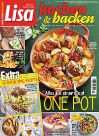 Titelbild der Ausgabe 1/2025 von Lisa Kochen & Backen. Diese Zeitschrift und viele weitere Kochzeitschriften und Backzeitschriften als Abo oder epaper bei United Kiosk online kaufen.