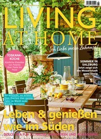 Titelbild der Ausgabe 8/2024 von Living at Home. Diese Zeitschrift und viele weitere Gartenzeitschriften und Wohnzeitschriften als Abo oder epaper bei United Kiosk online kaufen.
