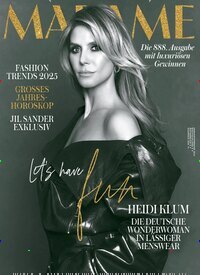 Titelbild der Ausgabe 2/2025 von Madame. Diese Zeitschrift und viele weitere Frauenzeitschriften als Abo oder epaper bei United Kiosk online kaufen.