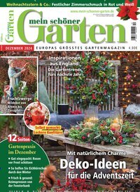 Titelbild der Ausgabe 12/2024 von Mein schöner Garten. Diese Zeitschrift und viele weitere Gartenzeitschriften und Wohnzeitschriften als Abo oder epaper bei United Kiosk online kaufen.