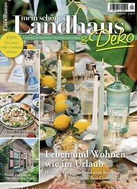 Titelbild der Ausgabe 4/2024 von Mein schönes Landhaus. Diese Zeitschrift und viele weitere Gartenzeitschriften und Wohnzeitschriften als Abo oder epaper bei United Kiosk online kaufen.
