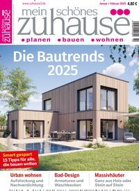 Titelbild der Ausgabe 2/2025 von mein schönes zuhause³. Diese Zeitschrift und viele weitere Gartenzeitschriften und Wohnzeitschriften als Abo oder epaper bei United Kiosk online kaufen.