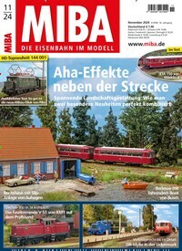 Titelbild der Ausgabe 11/2024 von MIBA Miniaturbahnen. Diese Zeitschrift und viele weitere Reisemagazine, Freizeitmagazine und Wissensmagazine als Abo oder epaper bei United Kiosk online kaufen.