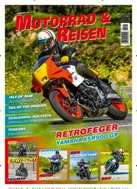 Titelbild der Ausgabe 123/2024 von Motorrad & Reisen. Diese Zeitschrift und viele weitere Automagazine und Motorradzeitschriften als Abo oder epaper bei United Kiosk online kaufen.