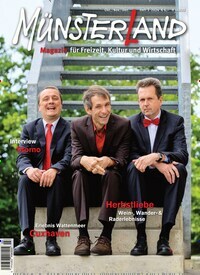 Titelbild der Ausgabe 3/2024 von Münsterland Magazin. Diese Zeitschrift und viele weitere Lifestylemagazine und Peoplemagazine als Abo oder epaper bei United Kiosk online kaufen.