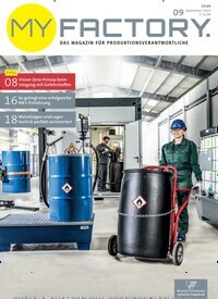 Titelbild der Ausgabe 9/2024 von Myfactory. Diese Zeitschrift und viele weitere Industriemagazine und Handwerkmagazine als Abo oder epaper bei United Kiosk online kaufen.