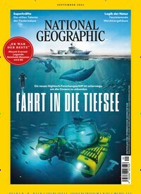 Titelbild der Ausgabe 9/2024 von National Geographic Deutschland. Diese Zeitschrift und viele weitere Reisemagazine, Freizeitmagazine und Wissensmagazine als Abo oder epaper bei United Kiosk online kaufen.