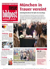 Titelbild der Ausgabe 8/2025 von neue bildpost. Diese Zeitschrift und viele weitere Kunstmagazine und Kulturmagazine als Abo oder epaper bei United Kiosk online kaufen.