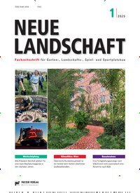 Titelbild der Ausgabe 1/2025 von Neue Landschaft. Diese Zeitschrift und viele weitere Naturzeitschriften, Landwirtschaftszeitungen und Umweltmagazine als Abo oder epaper bei United Kiosk online kaufen.