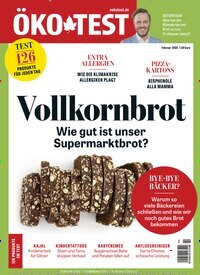 Titelbild der Ausgabe 2/2025 von ÖKO-TEST Magazin. Diese Zeitschrift und viele weitere Wirtschaftsmagazine und Politikmagazine als Abo oder epaper bei United Kiosk online kaufen.