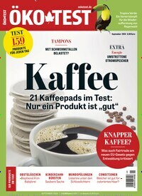 Titelbild der Ausgabe 9/2024 von ÖKO-TEST Magazin. Diese Zeitschrift und viele weitere Wirtschaftsmagazine und Politikmagazine als Abo oder epaper bei United Kiosk online kaufen.