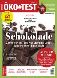 Titelbild der Ausgabe 12/2024 von ÖKO-TEST Magazin. Diese Zeitschrift und viele weitere Wirtschaftsmagazine und Politikmagazine als Abo oder epaper bei United Kiosk online kaufen.