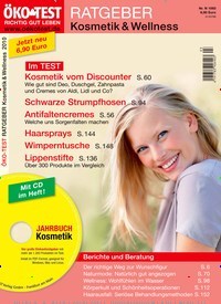 Titelbild der Ausgabe 93/2010 von ÖKO-TEST Ratgeber Kosmetik und Wellness. Diese Zeitschrift und viele weitere Wirtschaftsmagazine und Politikmagazine als Abo oder epaper bei United Kiosk online kaufen.