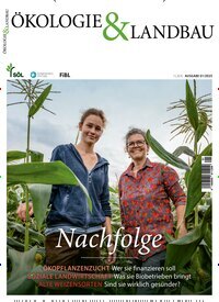 Titelbild der Ausgabe 1/2025 von Ökologie & Landbau. Diese Zeitschrift und viele weitere Naturzeitschriften, Landwirtschaftszeitungen und Umweltmagazine als Abo oder epaper bei United Kiosk online kaufen.