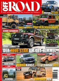 Titelbild der Ausgabe 3/2024 von Off Road. Diese Zeitschrift und viele weitere Automagazine und Motorradzeitschriften als Abo oder epaper bei United Kiosk online kaufen.