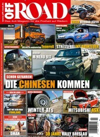 Titelbild der Ausgabe 4/2024 von Off Road. Diese Zeitschrift und viele weitere Automagazine und Motorradzeitschriften als Abo oder epaper bei United Kiosk online kaufen.