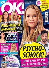 Titelbild der Ausgabe 3/2025 von OK!. Diese Zeitschrift und viele weitere Lifestylemagazine und Peoplemagazine als Abo oder epaper bei United Kiosk online kaufen.