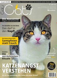 Titelbild der Ausgabe 2/2025 von Our Cats. Diese Zeitschrift und viele weitere Elternzeitschriften und Tierzeitschriften als Abo oder epaper bei United Kiosk online kaufen.